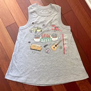 Official Friends Central Perk Logo Tank Top, NWT, Size XS